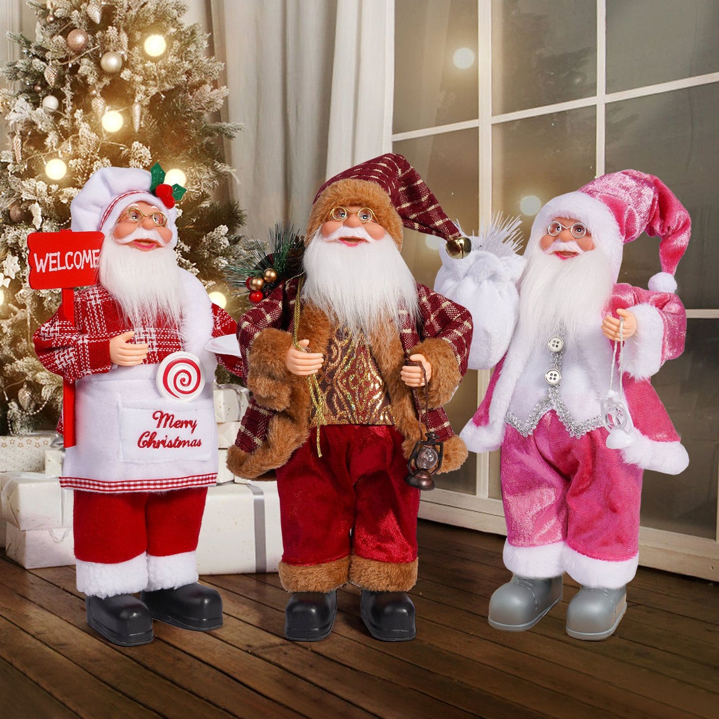 Deluxe Santa Claus Figurine – Handcrafted Holiday Gift