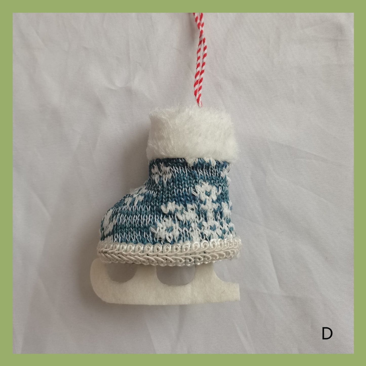 Christmas Skates Decorative Pendant